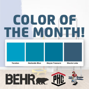 interior house painting color of the month April 2023